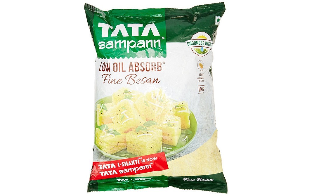 Tata Sampann Low Oil Absorb Fine Besan   Pack  1 kilogram